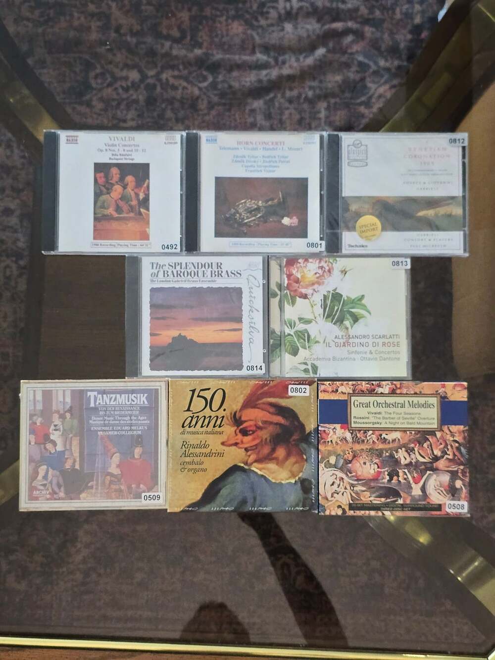Baroque Related Composers 8 CD Lot Mendelssohn Scarlatti Alessandrini Various